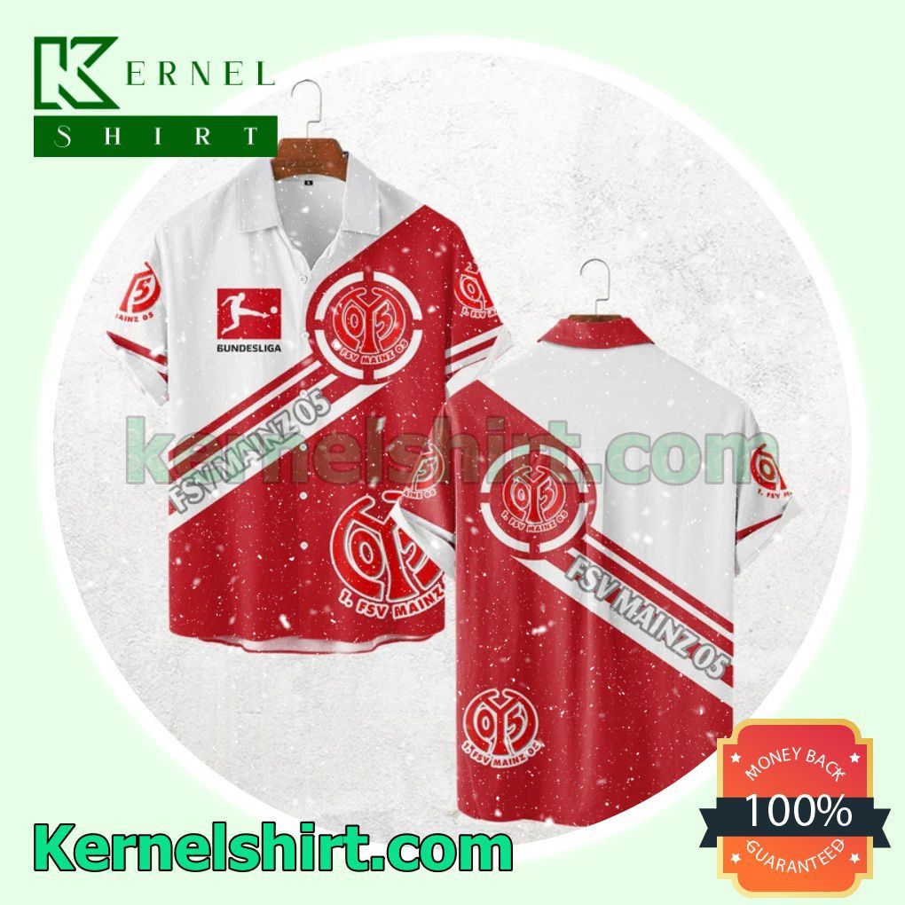 1. Fsv Mainz 05 Bundesliga Trendy Hawaiian Shirt Aloha Shirt