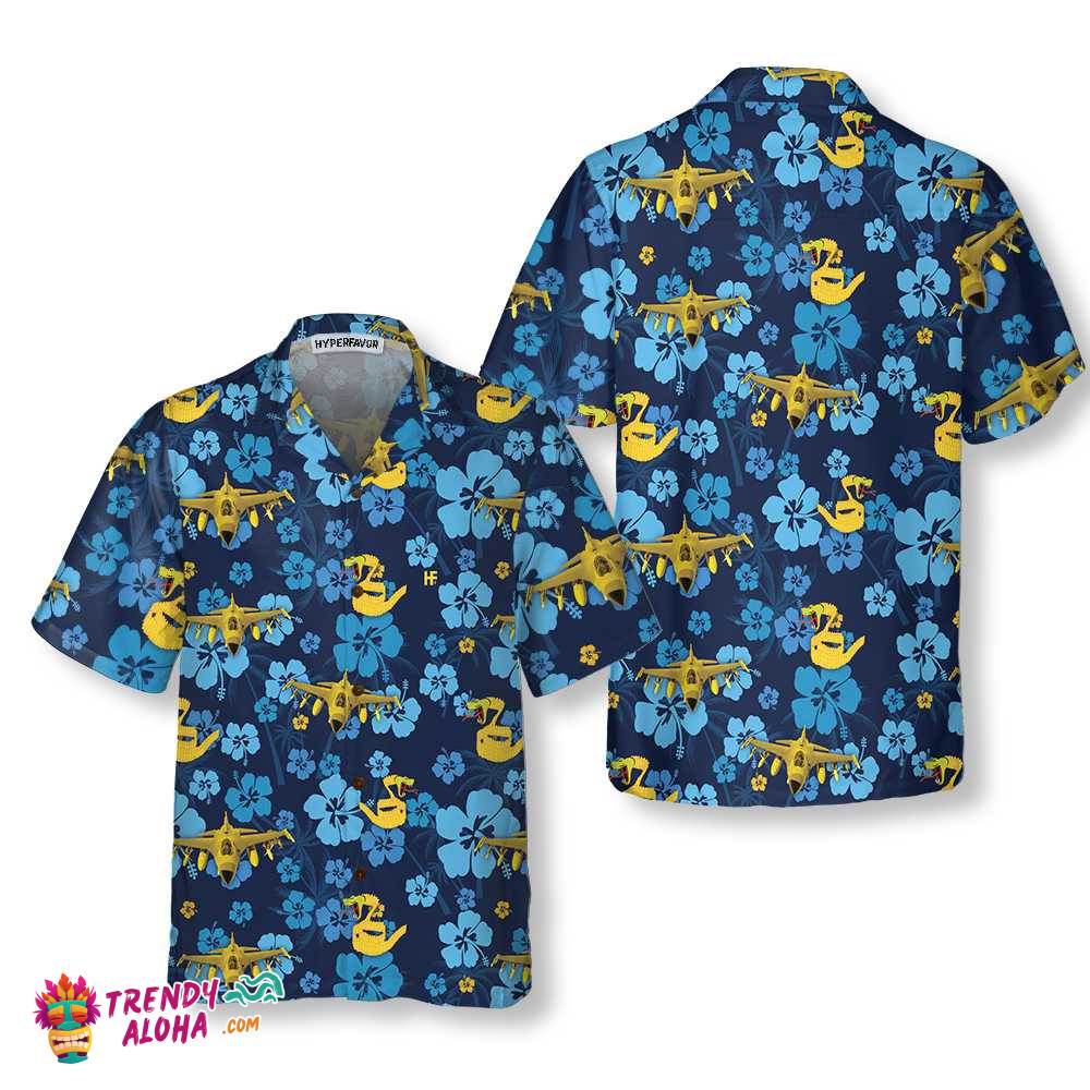311Th Fighter Squadron Hibiscus Hawaiian Shirt 311Th Fighter Squadron Hibiscus Hawaiian Shirt