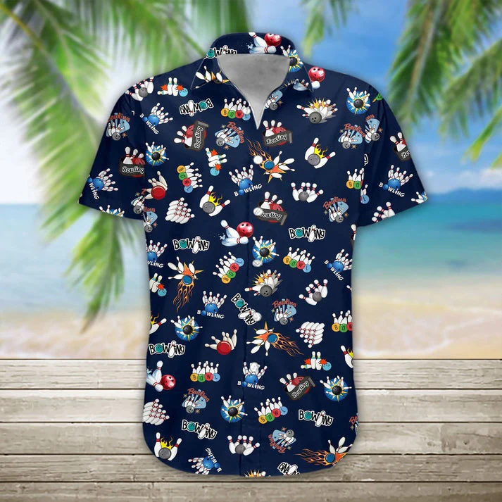 3D Bowling Hawaii Shirt, Trendy Hawaiian Shirts For Men Short Sleeve Aloha Beach Shirt 3D Bowling Hawaii Shirt, Trendy Hawaiian Shirts For Men Short Sleeve Aloha Beach Shirt