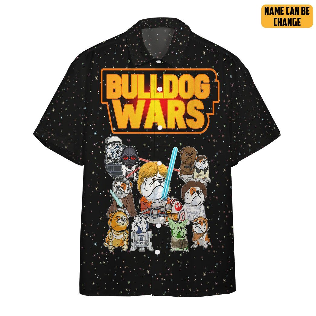 3D Bulldogs Wars Custom Hawaii Shirt, Gift For Father Day 3D Bulldogs Wars Custom Hawaii Shirt, Gift For Father Day