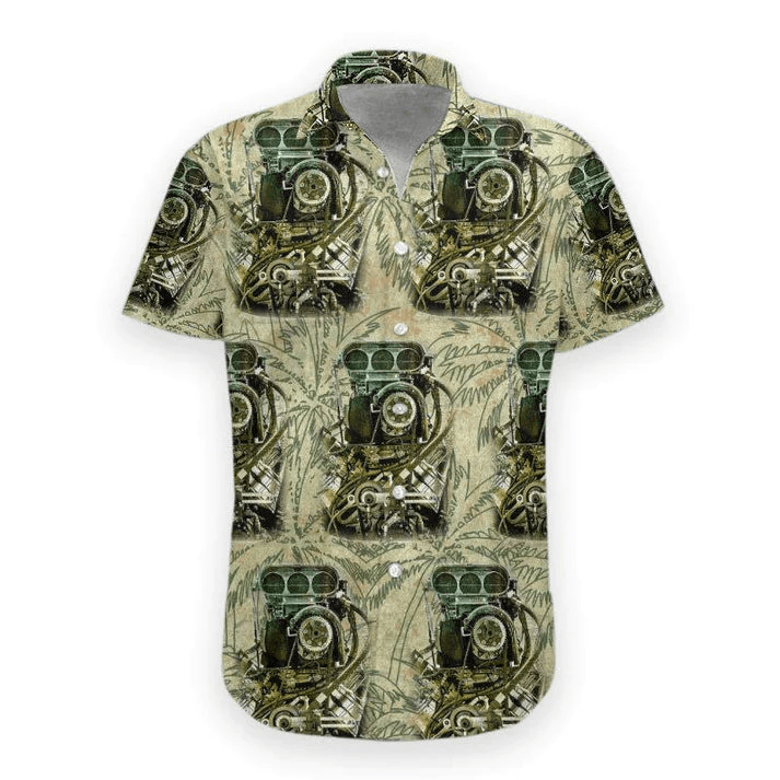 3D Drag Racing Trendy Hawaiian Shirt For Men And Women