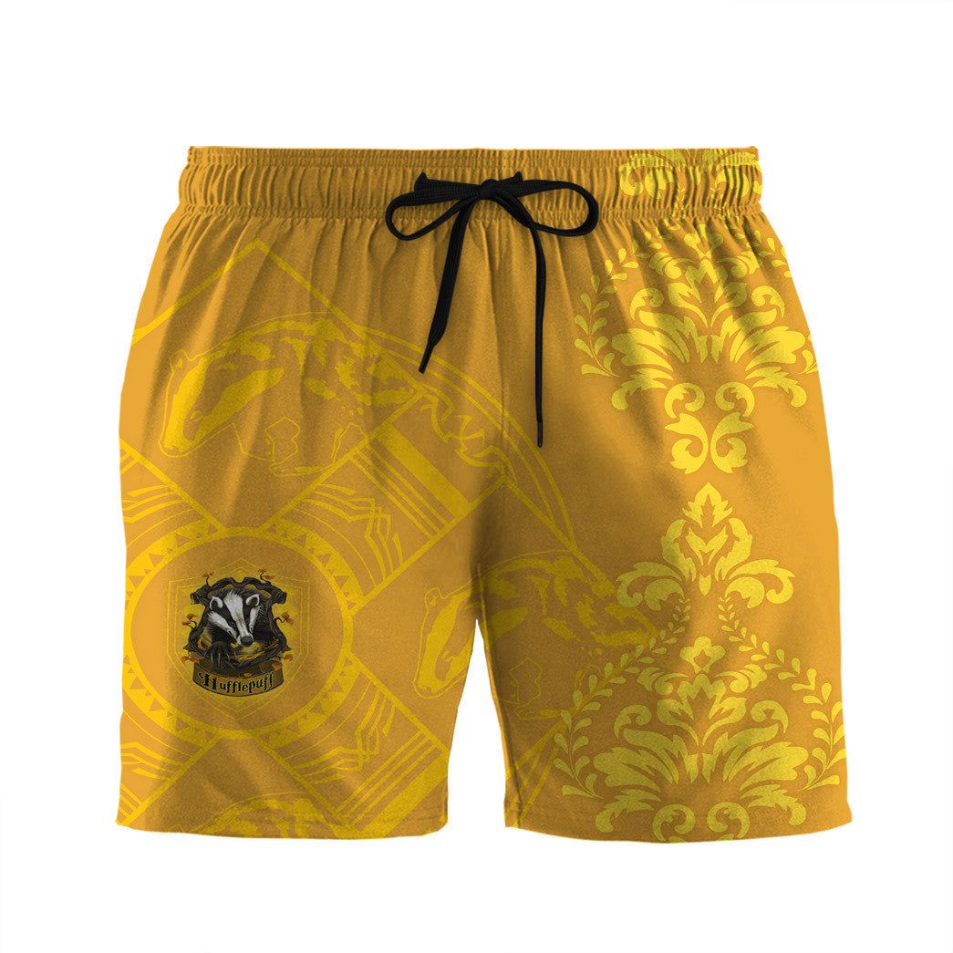 3D H.P Hufflepuff Summer Vibe Custom Hawaiian Shirt