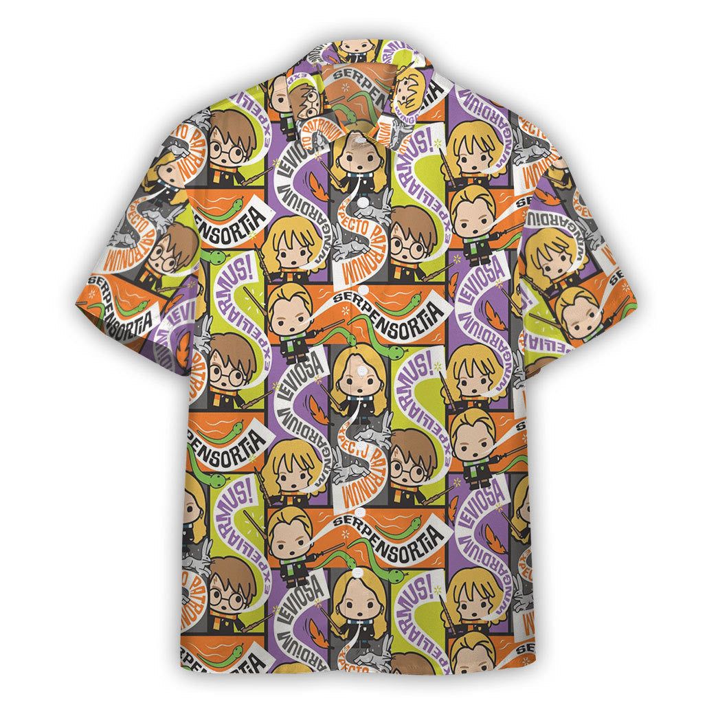 3D H.P Spell Casts Custom Hawaiian Shirt 3D H.P Spell Casts Custom Hawaiian Shirt