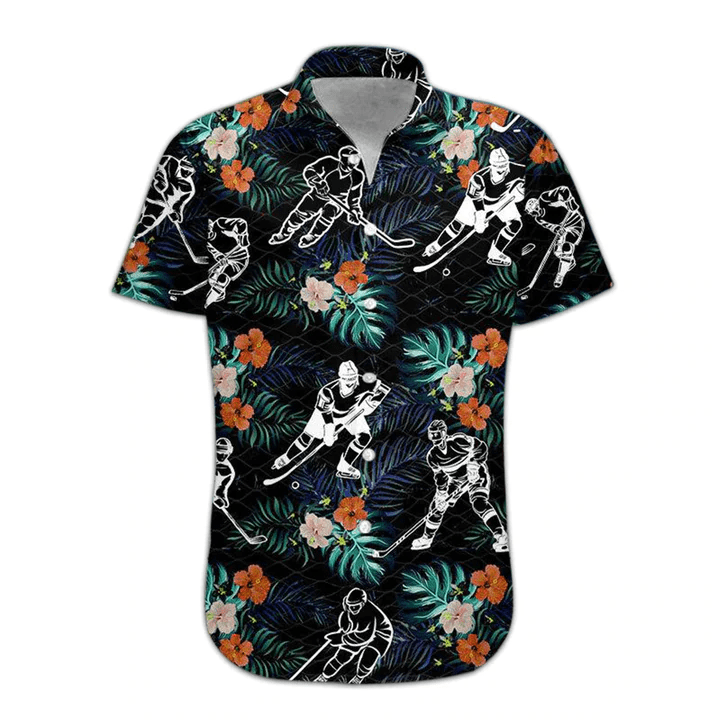 3D Hockey Hawaii Shirt, Mens Hawaiian Aloha Beach Shirt, Trendy Hawaiian Shirts For Men