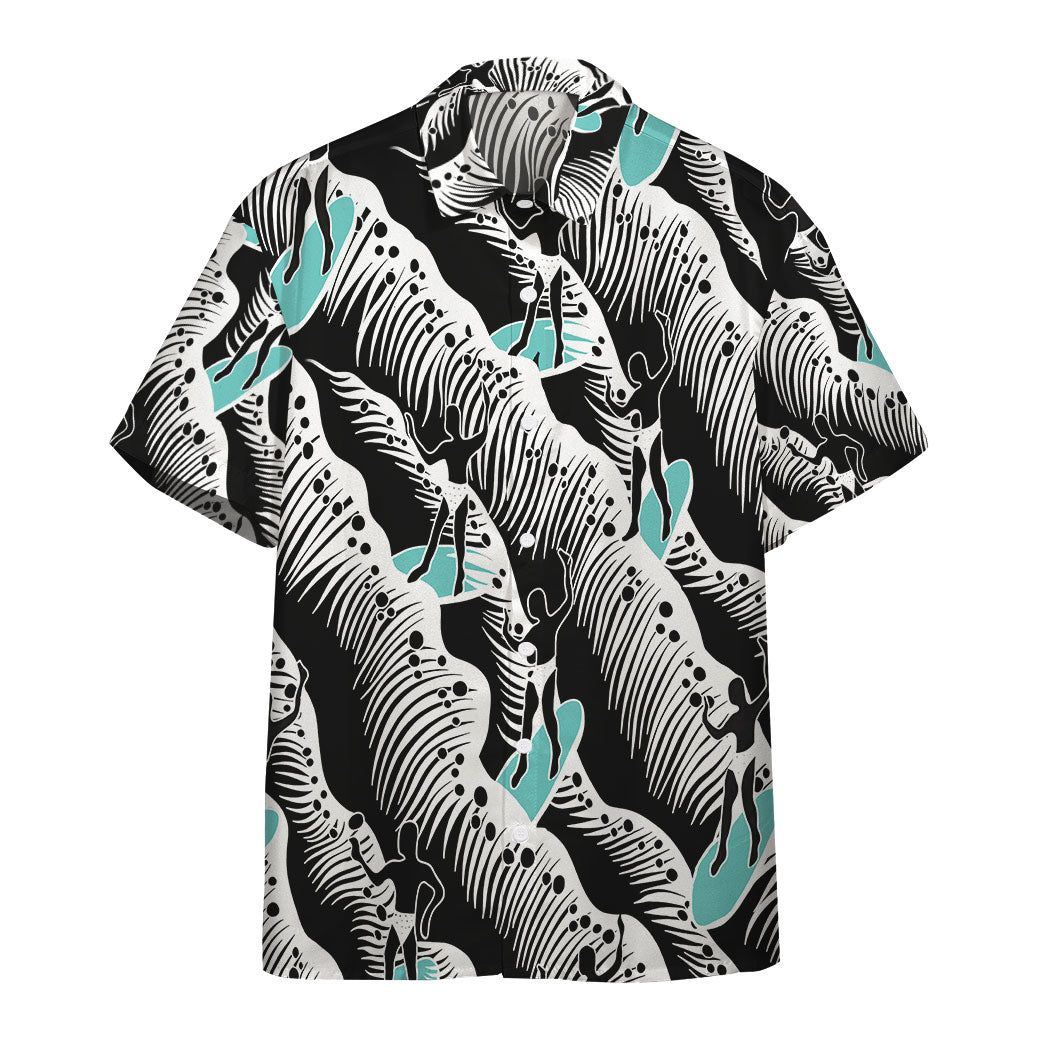 3D Jay Hernandez Surfer Navy Retro From The Magnum Pi Reboot Custom Hawaii Shirt