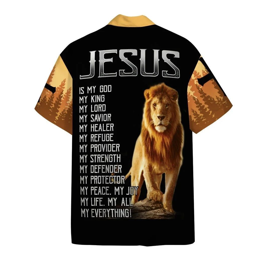 3D Jesus Christ Is My Everything Custom Short Sleeve Shirt