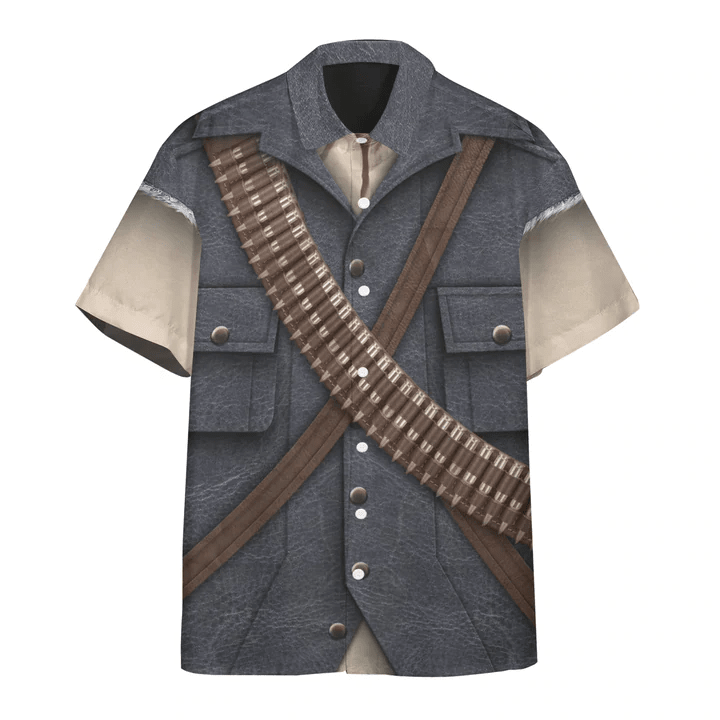 3D John Marston Custom Hawaiian Short Sleeve Shirt, Trendy Hawaiian Shirt For Men, Women
