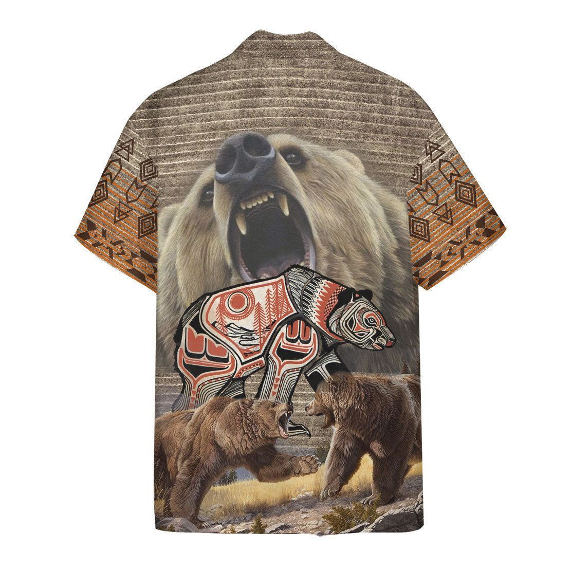 3D Native Bear Pride Hawaiian Shirts