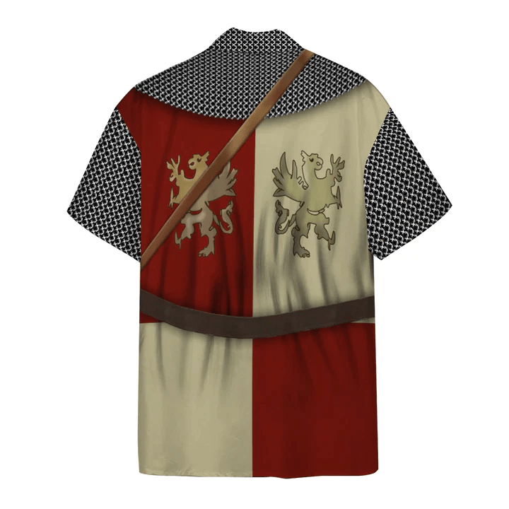 3D Polish Knight Custom Short Sleeve Shirt, Trendy Hawaiian Shirt For Men, Women