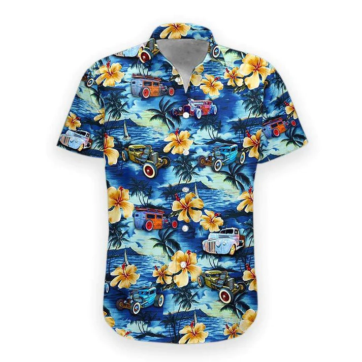 3D Rat Rod Trendy Hawaiian Shirt For Men And Women