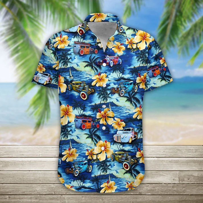 3D Rat Rod Trendy Hawaiian Shirt For Men And Women 3D Rat Rod Trendy Hawaiian Shirt For Men And Women