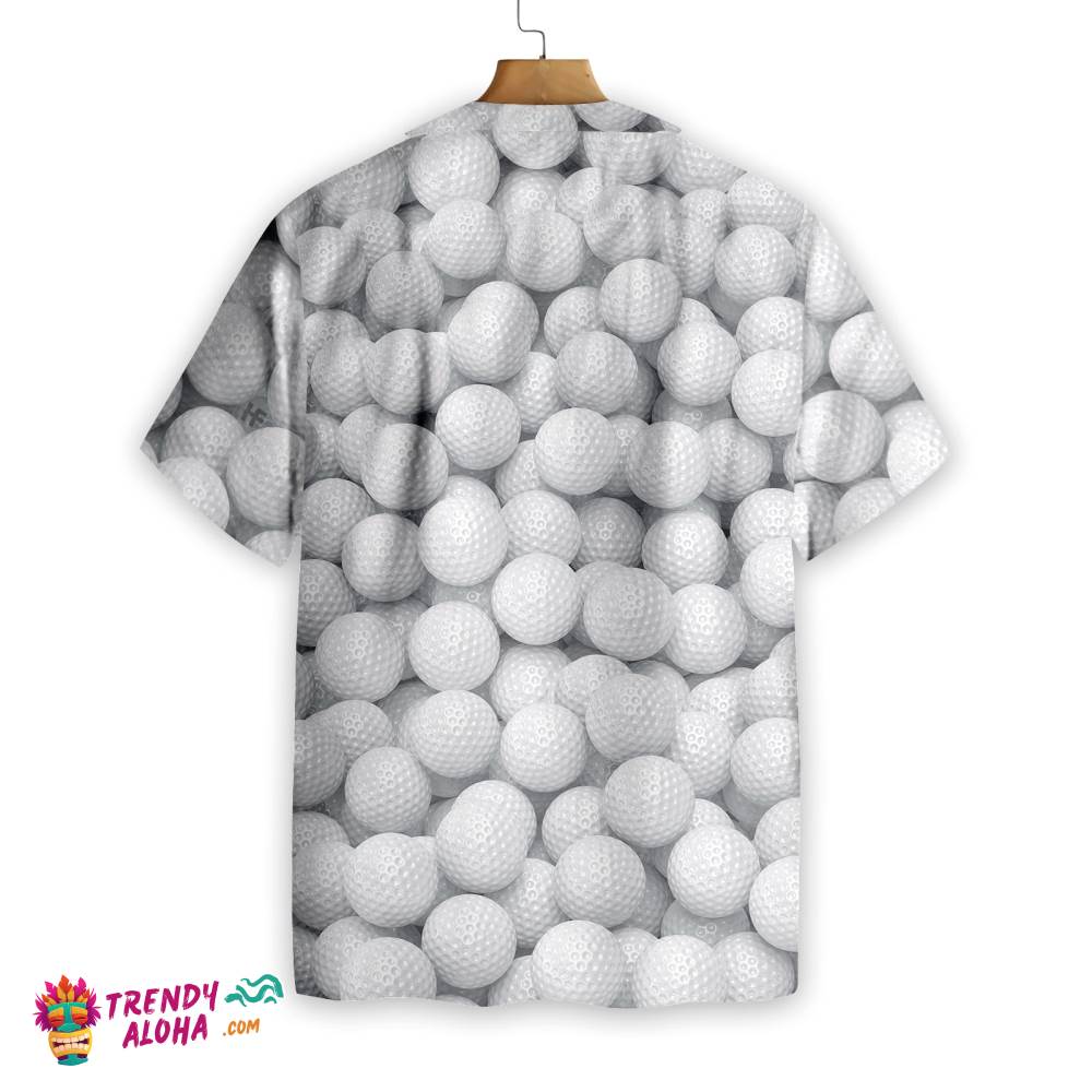 3D Render Golf Balls Hawaiian Shirt