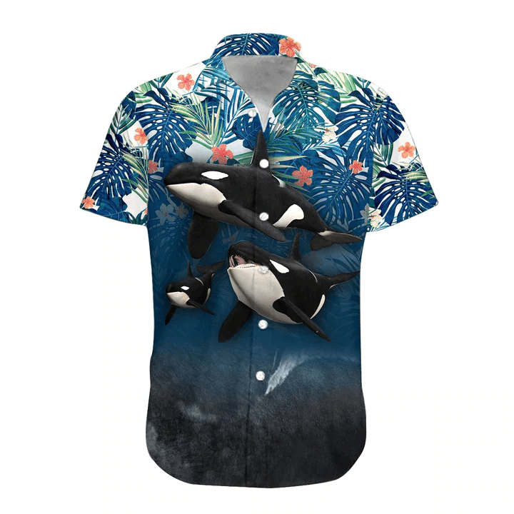 3D Summer Whale Trendy Hawaiian Shirt, Trendy Hawaiian Shirt For Men, Women