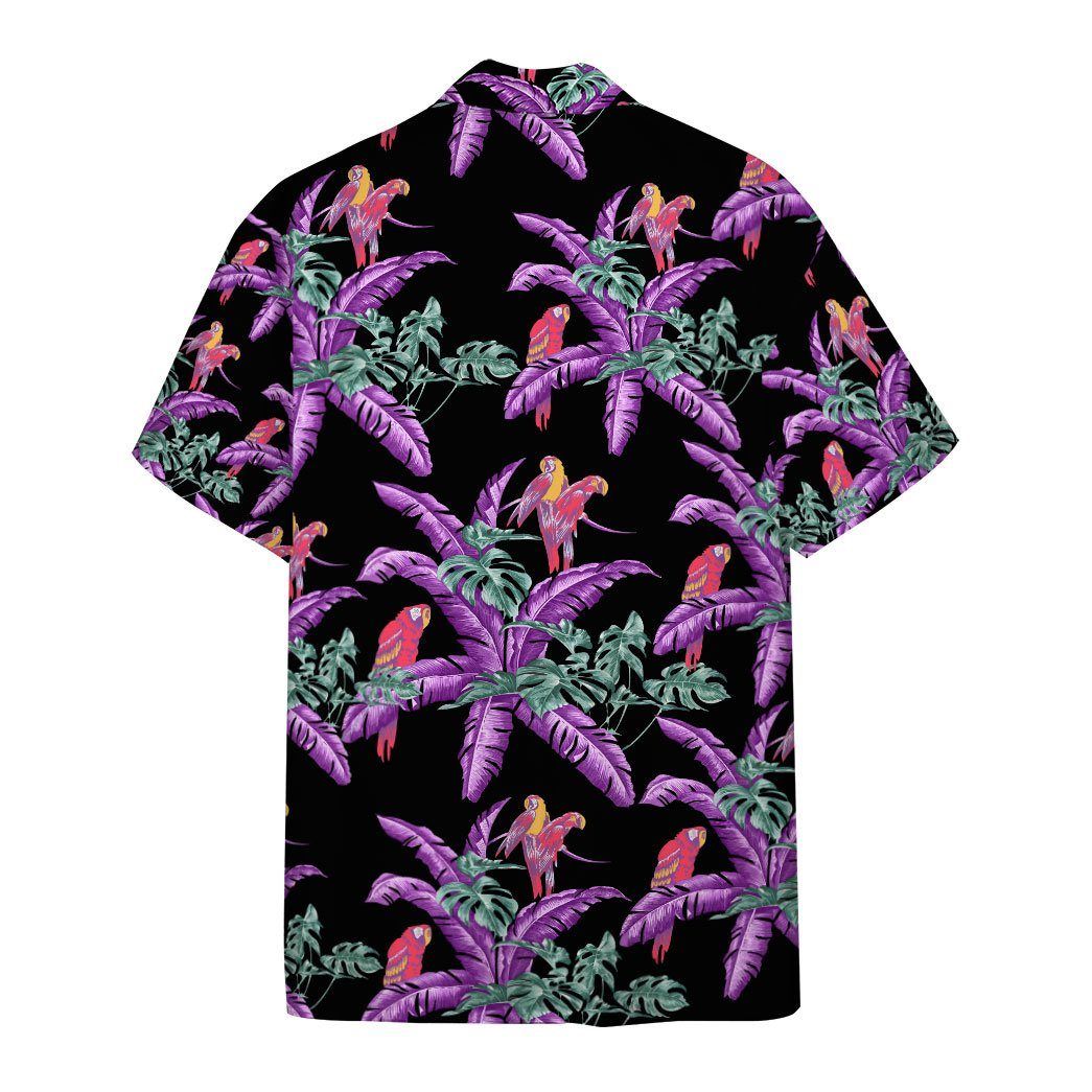 3D Tom Selleck Magnum Pi Jungle Bird Black Custom Hawaii Shirt