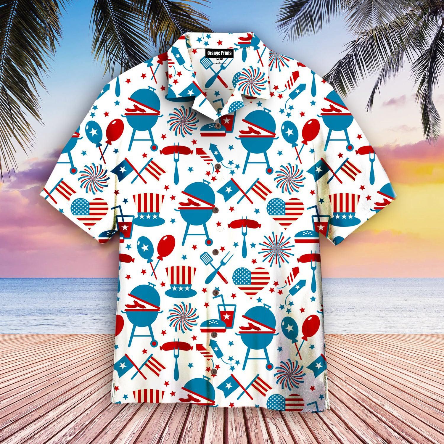 4Th July Party Memorial Day Hawaiian Shirt For