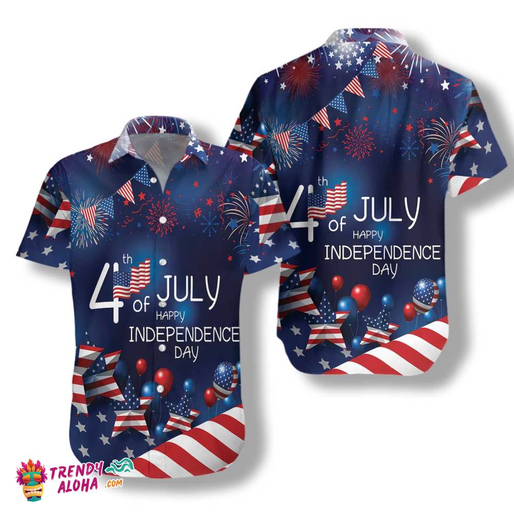 4Th July Us Independence Day Flag Hawaiian Shirt 4Th July Us Independence Day Flag Hawaiian Shirt
