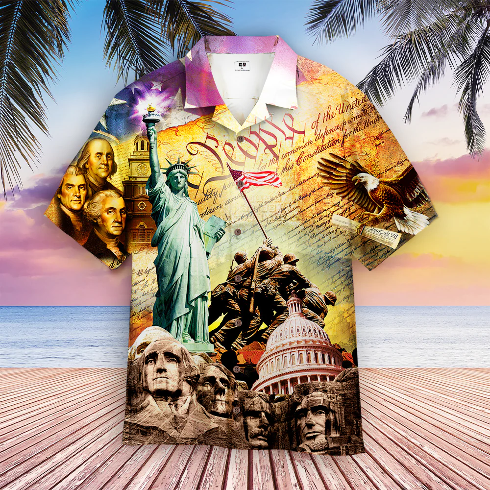 4Th Of July God Bless America Trendy Hawaiian Shirt 4Th Of July God Bless America Trendy Hawaiian Shirt