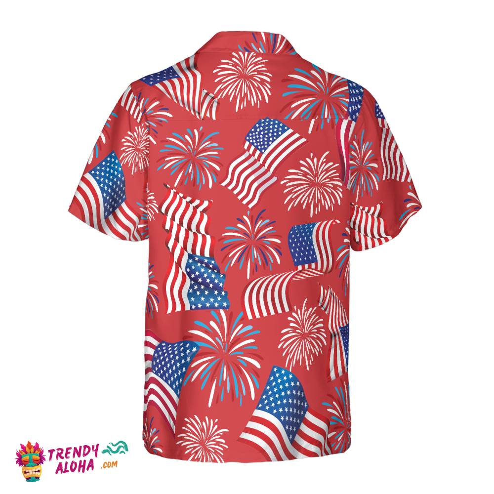 4Th Of July Patriotic Hawaiian Shirt
