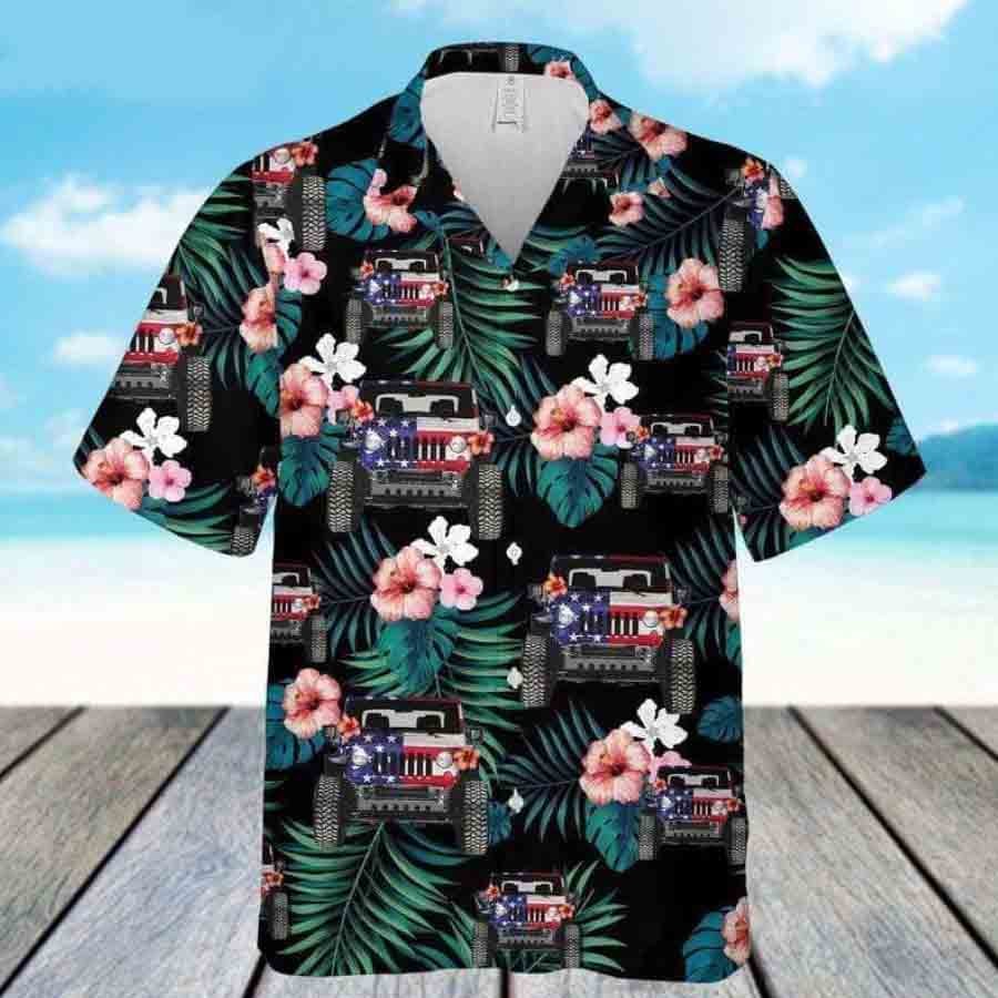 4Th Of July Trendy Hawaiian Shirt – Chicken Beer Trendy Hawaiian Shirt