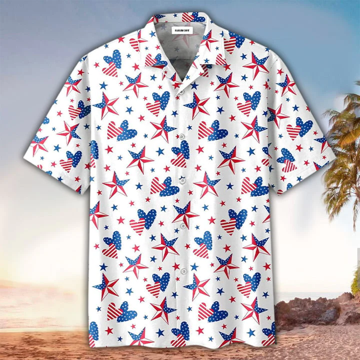 4Th Of July Trendy Hawaiian Shirt, Independence Day Trendy Hawaiian Shirt For Men 4Th Of July Trendy Hawaiian Shirt, Independence Day Trendy Hawaiian Shirt For Men