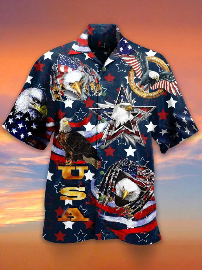 4Th Of July Usa Flag Independence Day Trendy Hawaiian Shirt 4Th Of July Usa Flag Independence Day Trendy Hawaiian Shirt