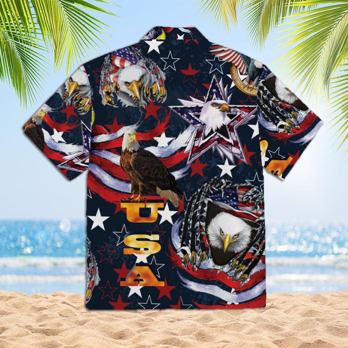 4Th Of July Usa Flag Independence Day Trendy Hawaiian Shirt