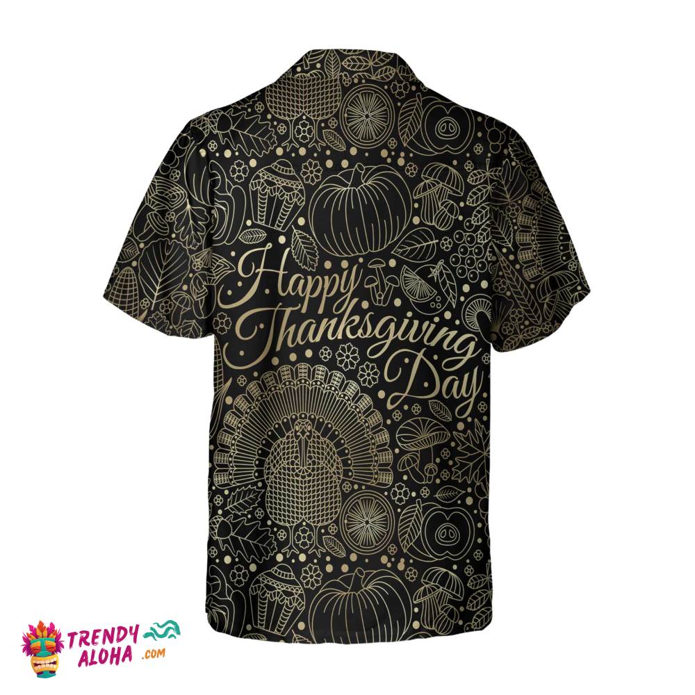 A Luxury Thanksgiving Day Hawaiian Shirt, Stylish Thanksgiving Hawaiian Shirt For Men And Women