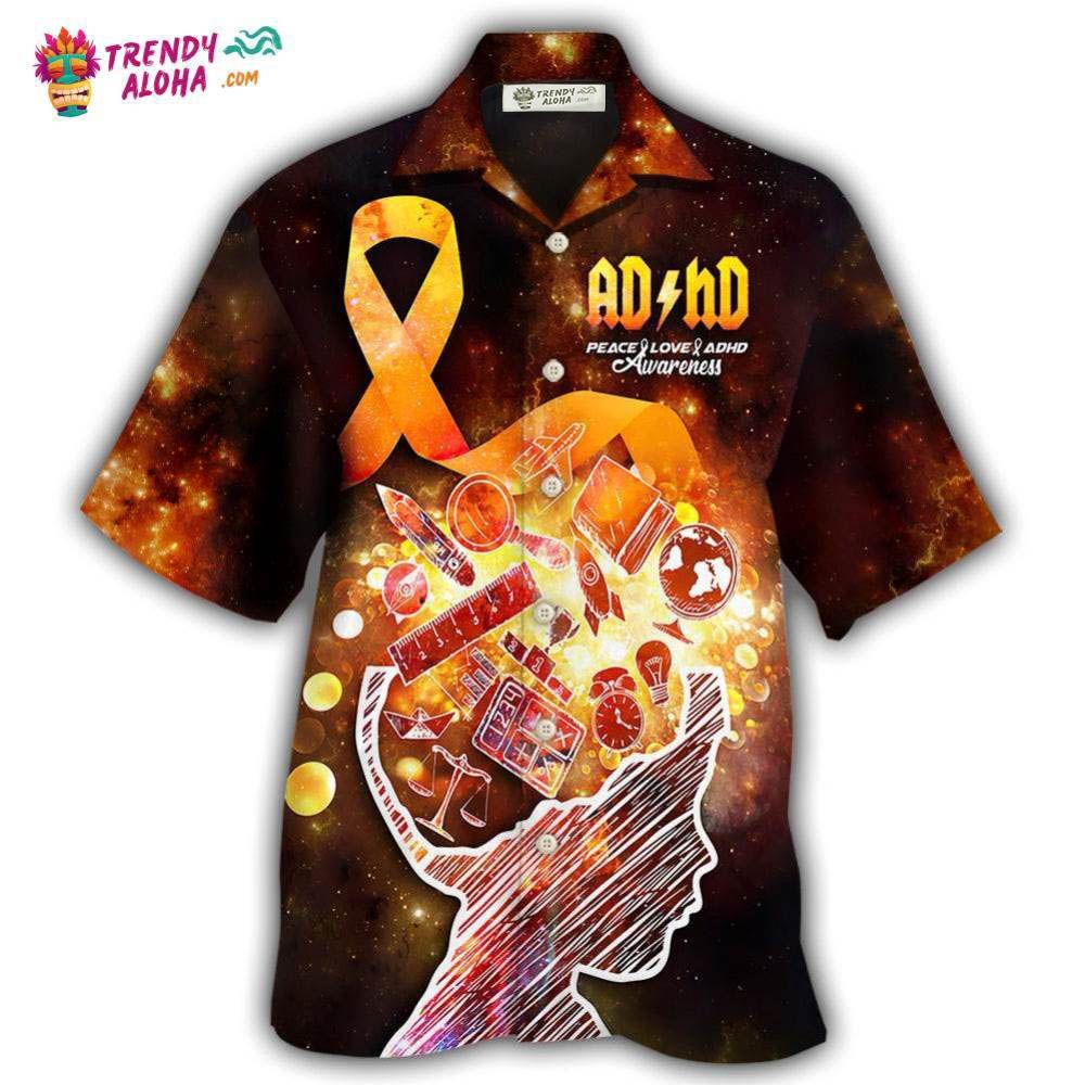 Adhd Awareness In Life Hawaiian Shirt – Trendy Aloha