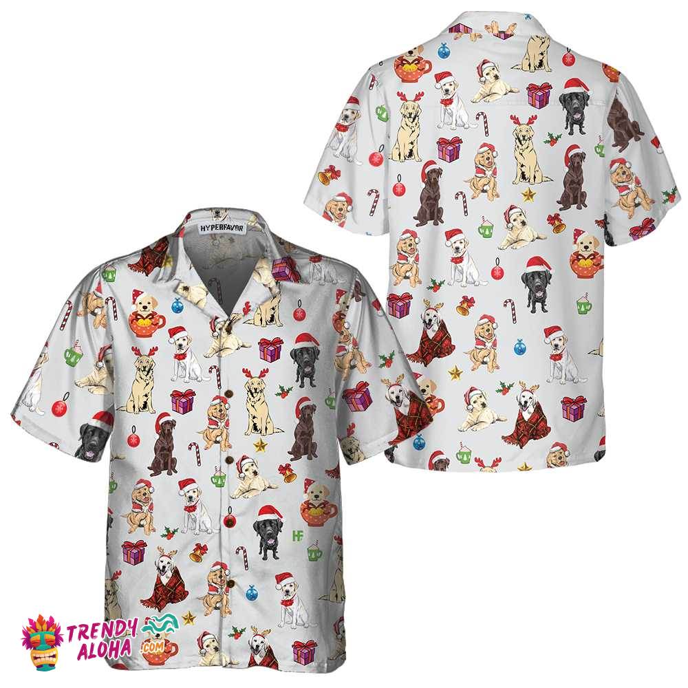 Adorable Labrador Retriever For Christmas Hawaiian Shirt, Funny Labrador Christmas Shirt, Best Christmas Gift Adorable Labrador Retriever For Christmas Hawaiian Shirt, Funny Labrador Christmas Shirt, Best Christmas Gift