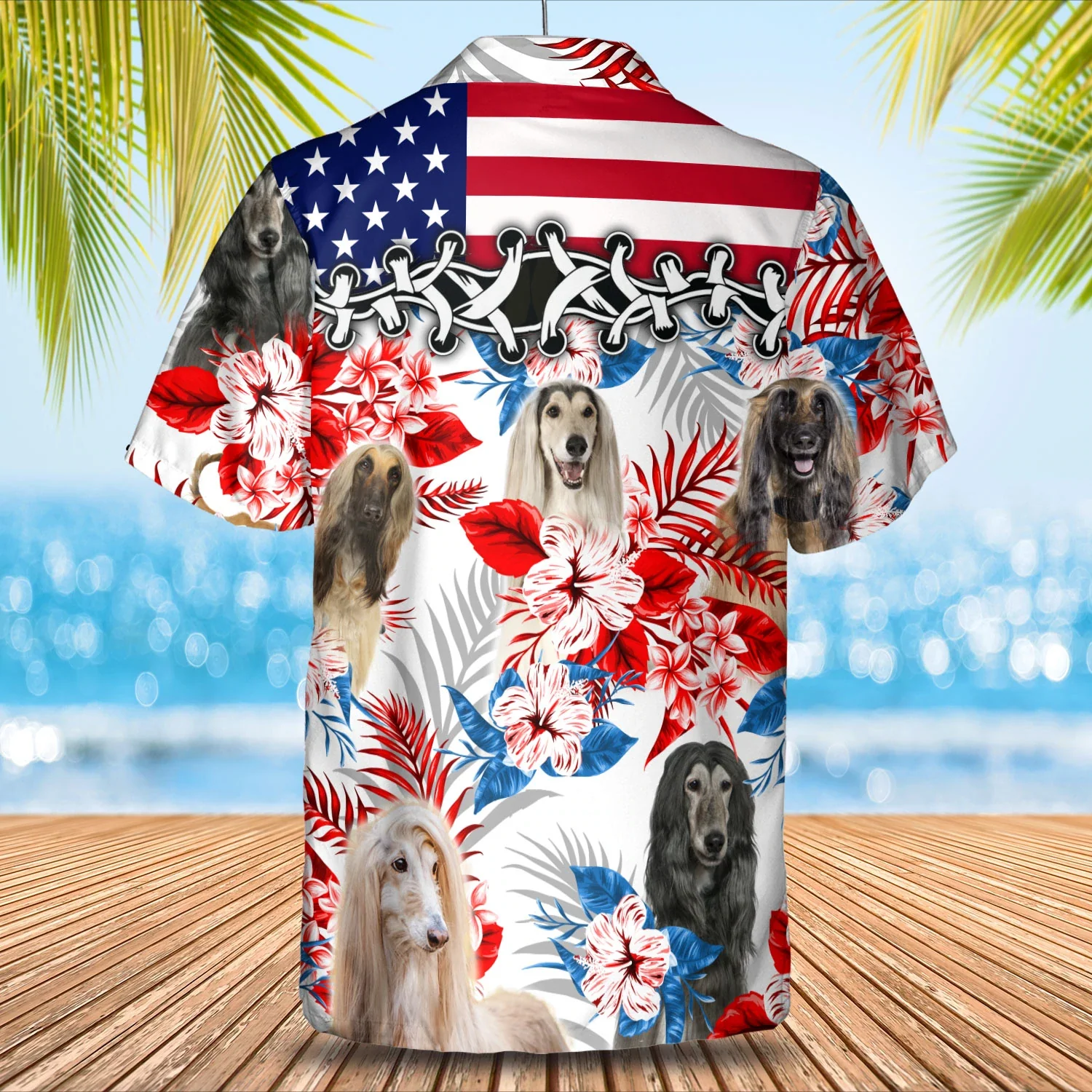 Afghan Hound Trendy Hawaiian Shirt, Summer Aloha Shirt, Men Trendy Hawaiian Shirt, Women Trendy Hawaiian Shirt