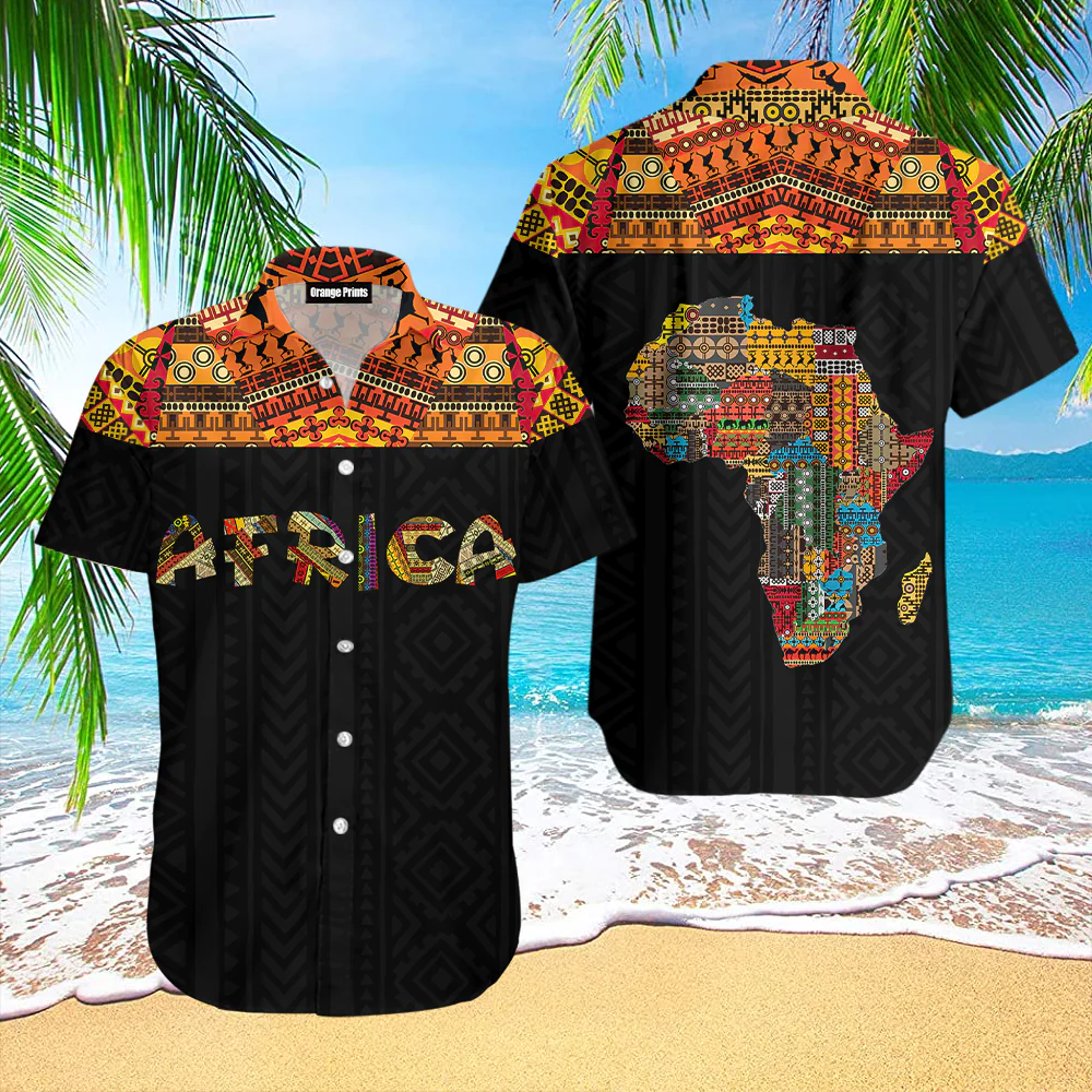 Africa Vintage Trendy Hawaiian Shirt