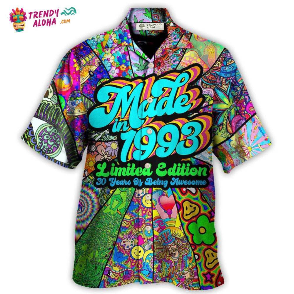 Age – Made In 1993 Limited Edition 30 Years Of Being Awesome Hawaiian Shirt – Trendy Aloha Age – Made In 1993 Limited Edition 30 Years Of Being Awesome Hawaiian Shirt – Trendy Aloha