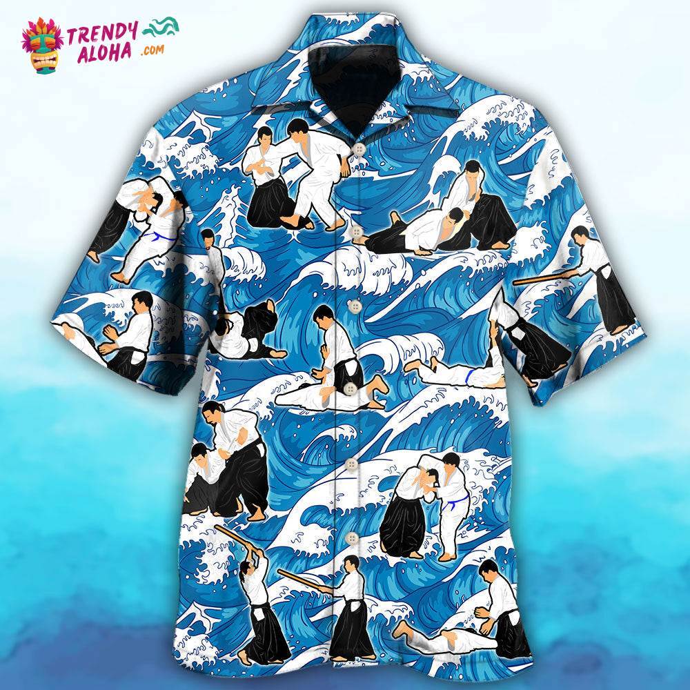 Aikido Make Me Strong Hawaiian Shirt – Trendy Aloha