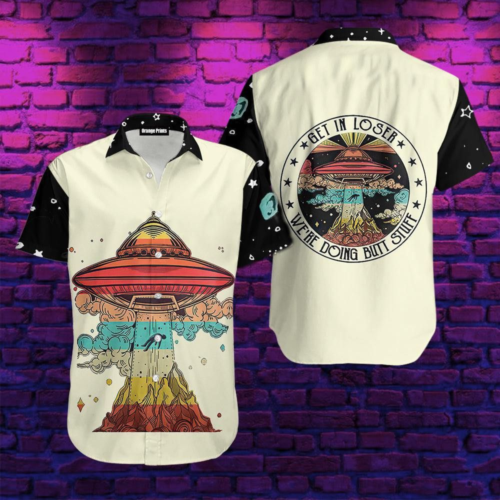 Ailen Ufo Camping Trendy Hawaiian Shirt