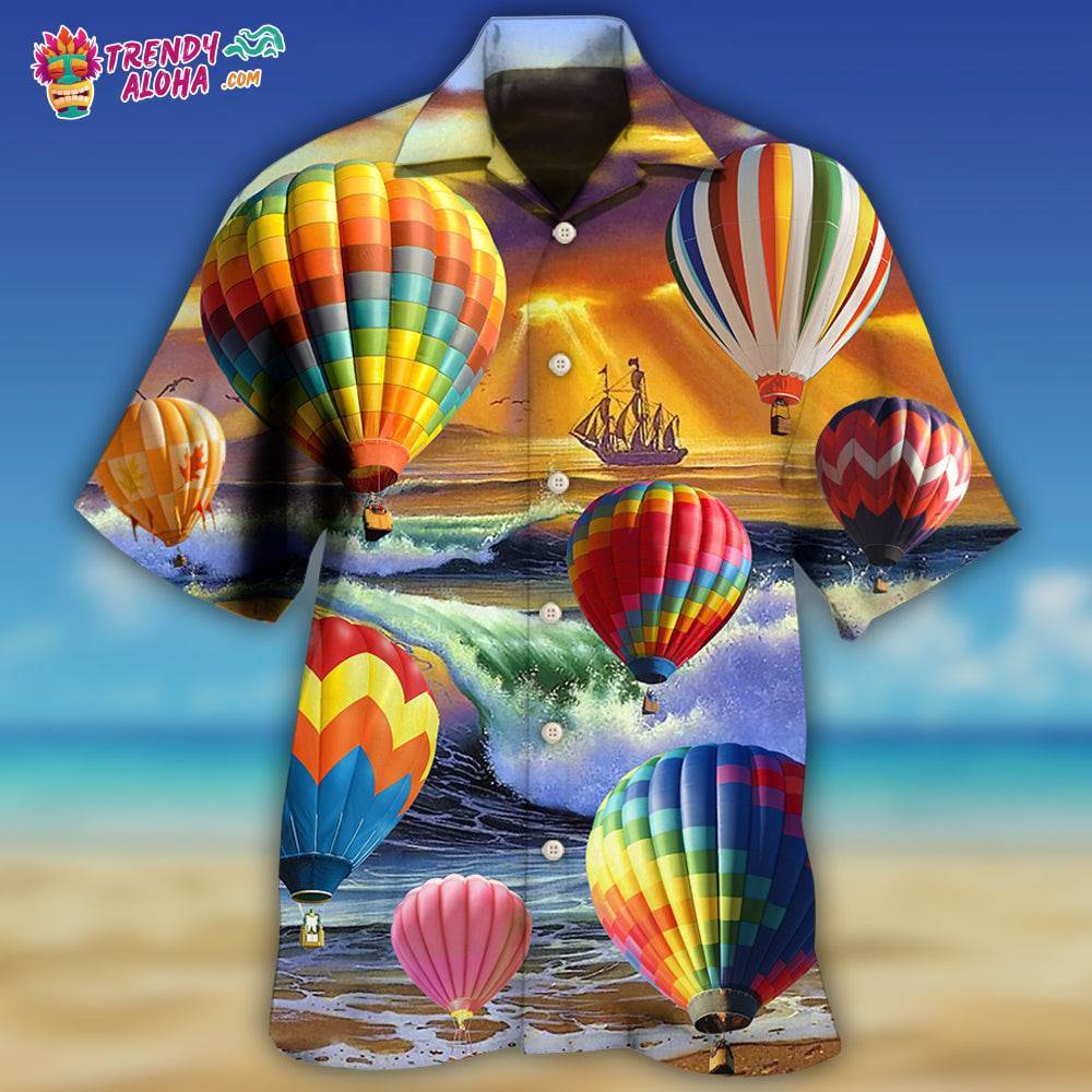 Air Balloon Love Life Style Hawaiian Shirt – Trendy Aloha
