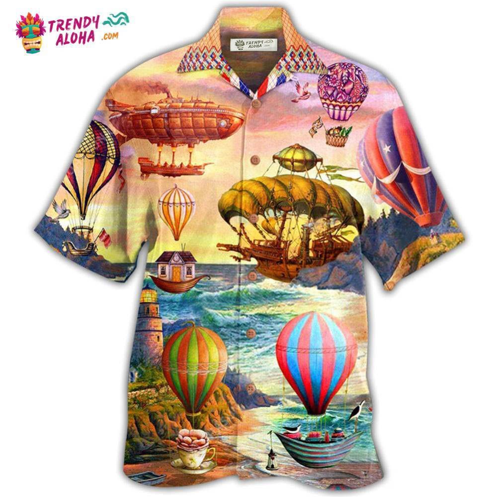 Air Balloon Steampunk I Travel By It Hawaiian Shirt – Trendy Aloha Air Balloon Steampunk I Travel By It Hawaiian Shirt – Trendy Aloha