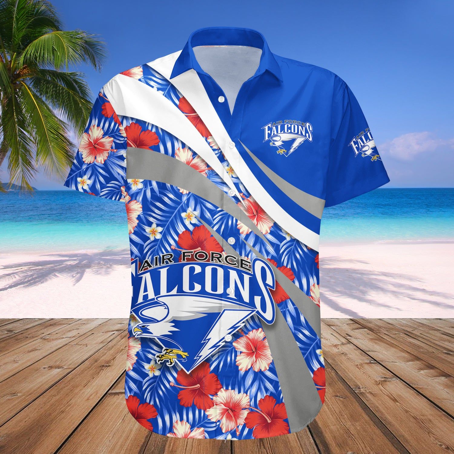 Air Force Falcons Hawaii Shirt Hibiscus Sport Style – NCAA