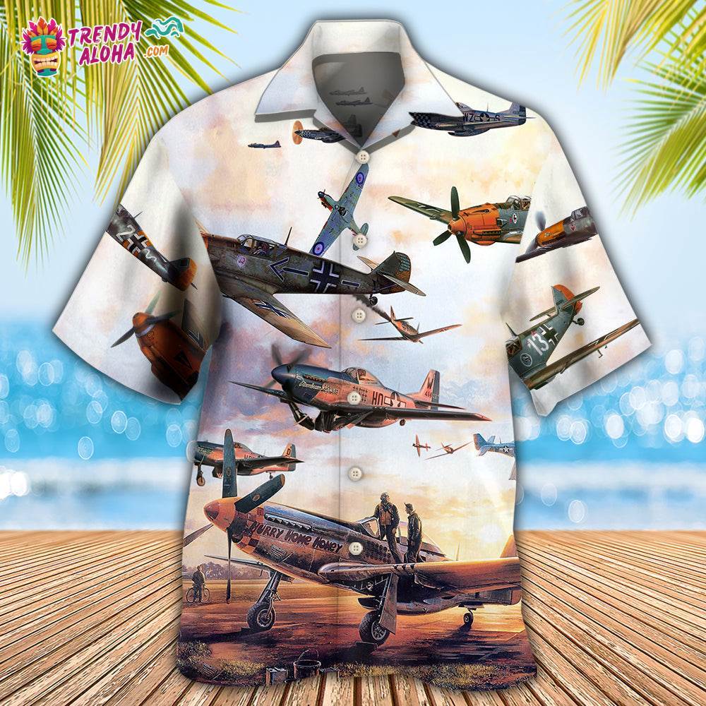 Airplane Aviation And Maritime The Long Ride Home Hawaiian Shirt – Trendy Aloha