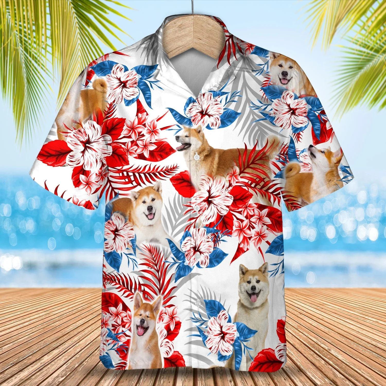 Akita Trendy Hawaiian Shirt – Summer Aloha Shirt, Trendy Hawaiian Shirt For Men And Women Akita Trendy Hawaiian Shirt – Summer Aloha Shirt, Trendy Hawaiian Shirt For Men And Women