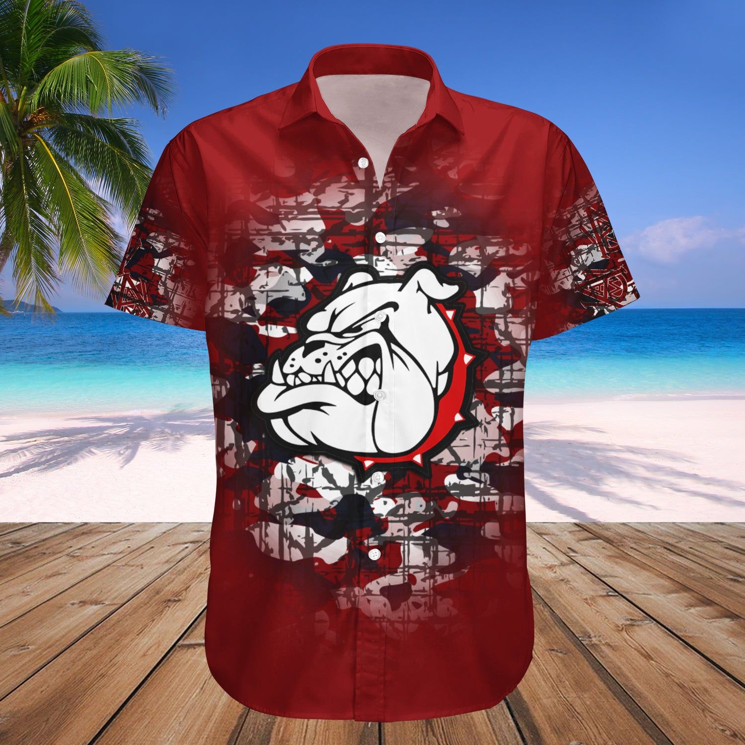 Alabama A&M Bulldogs Hawaii Shirt Camouflage Vintage – NCAA