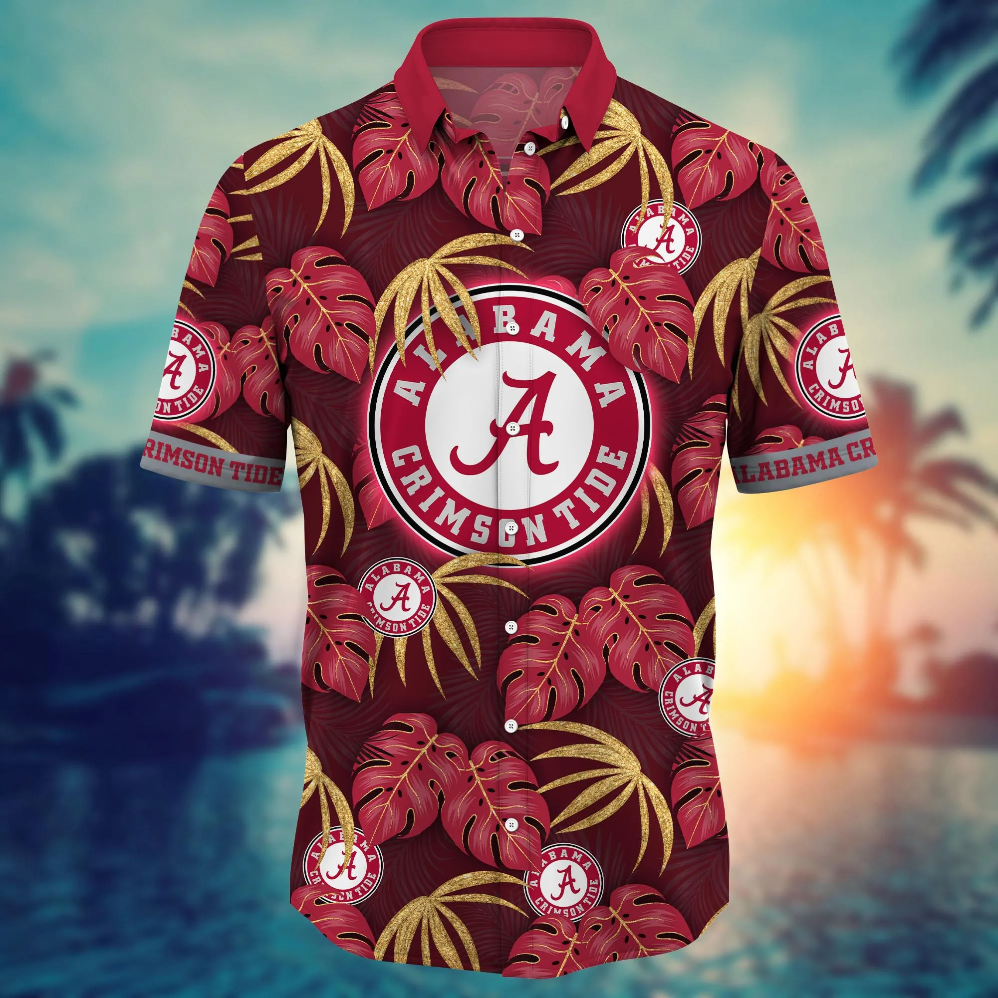 Alabama Crimson Tide NCAA Hawaiian Shirt August Aloha Shirt