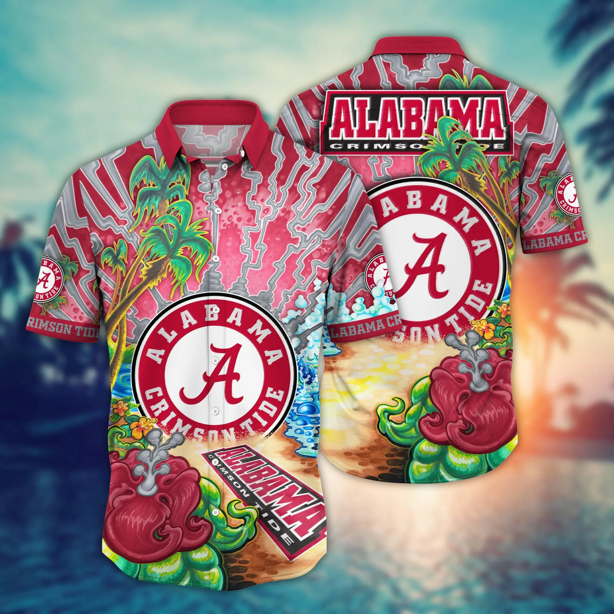 Alabama Crimson Tide NCAA Hawaiian Shirt Barbecuestime Aloha Shirt Alabama Crimson Tide NCAA Hawaiian Shirt Barbecuestime Aloha Shirt