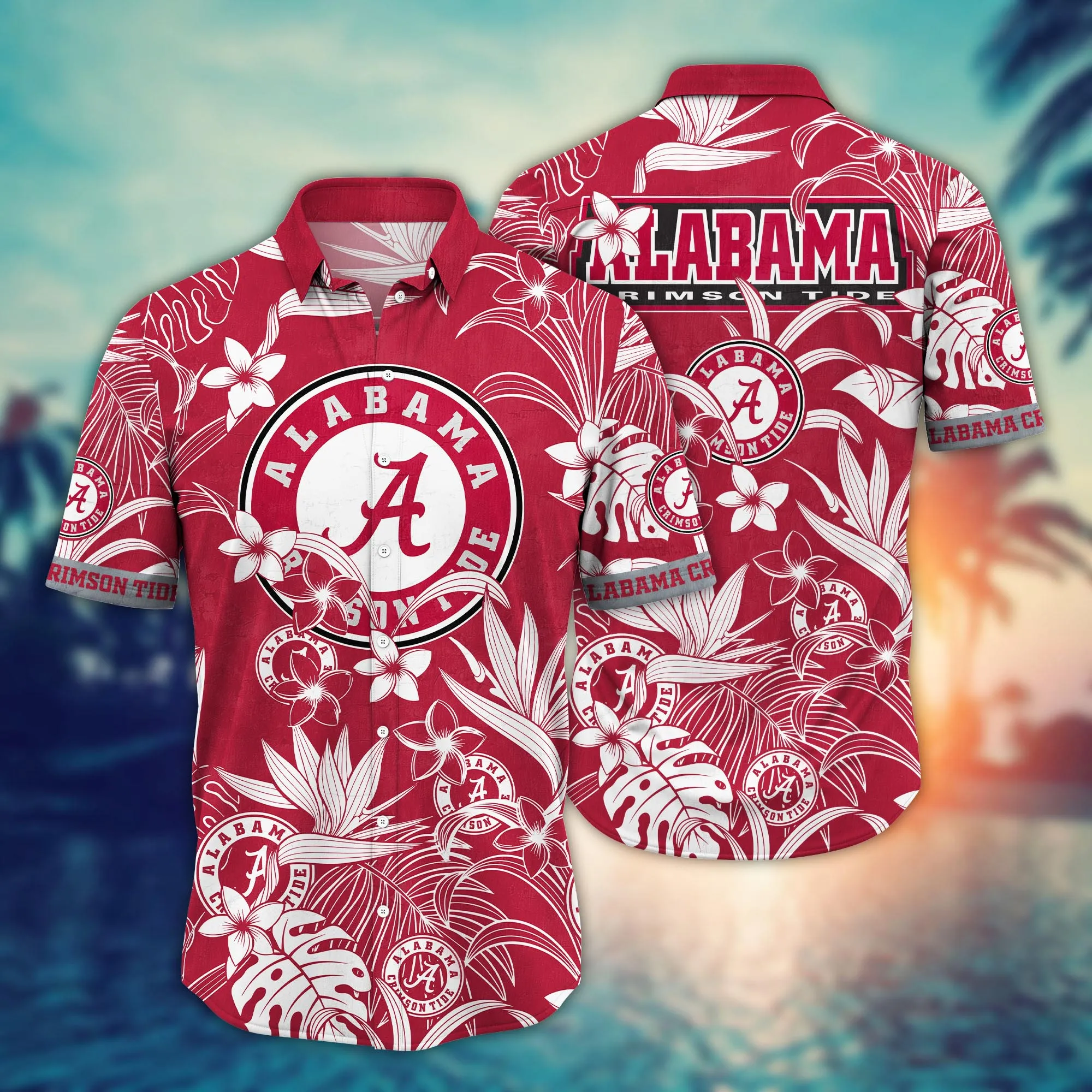 Alabama Crimson Tide NCAA Hawaiian Shirt Bikinistime Aloha Shirt Alabama Crimson Tide NCAA Hawaiian Shirt Bikinistime Aloha Shirt