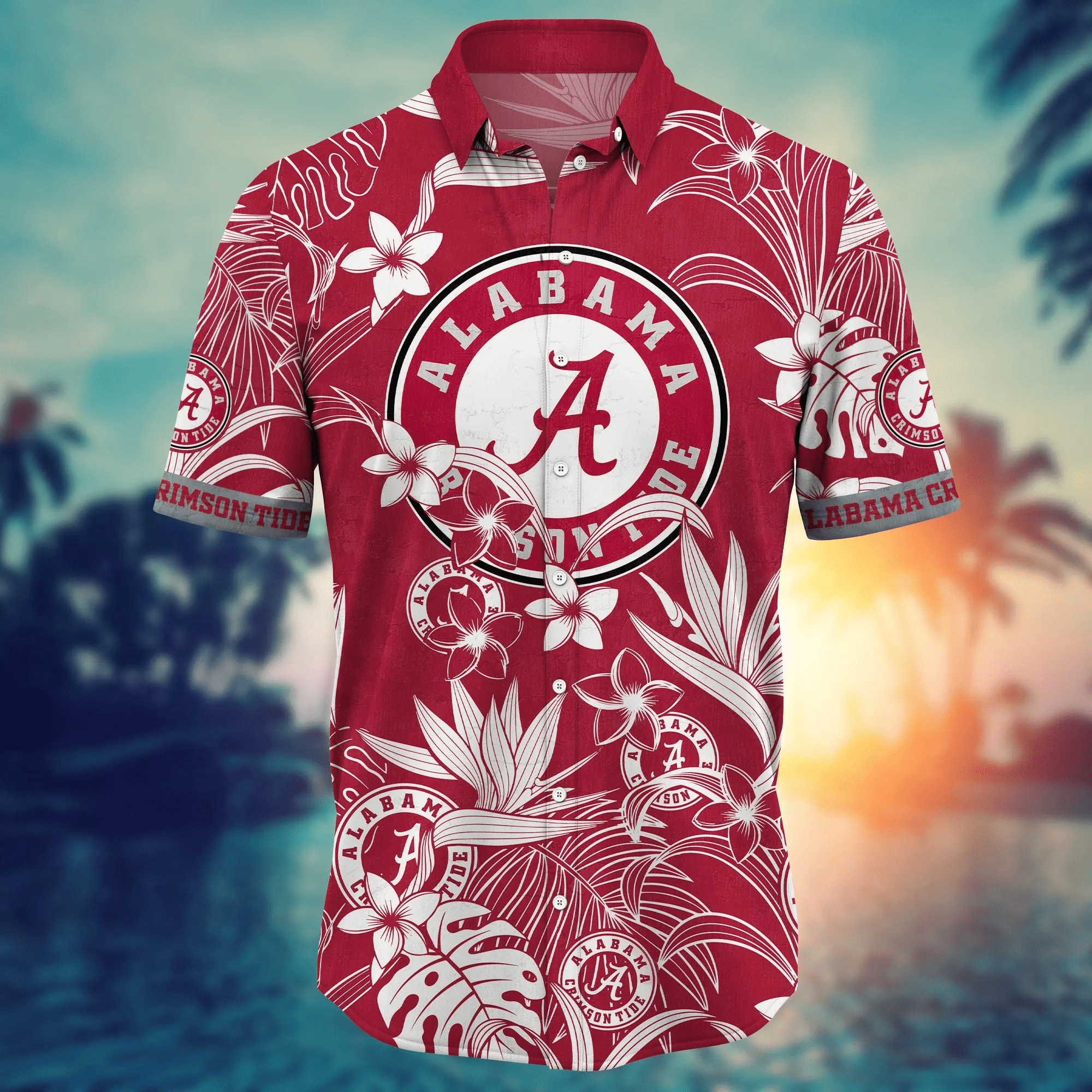 Alabama Crimson Tide NCAA Hawaiian Shirt Bikinistime Aloha Shirt