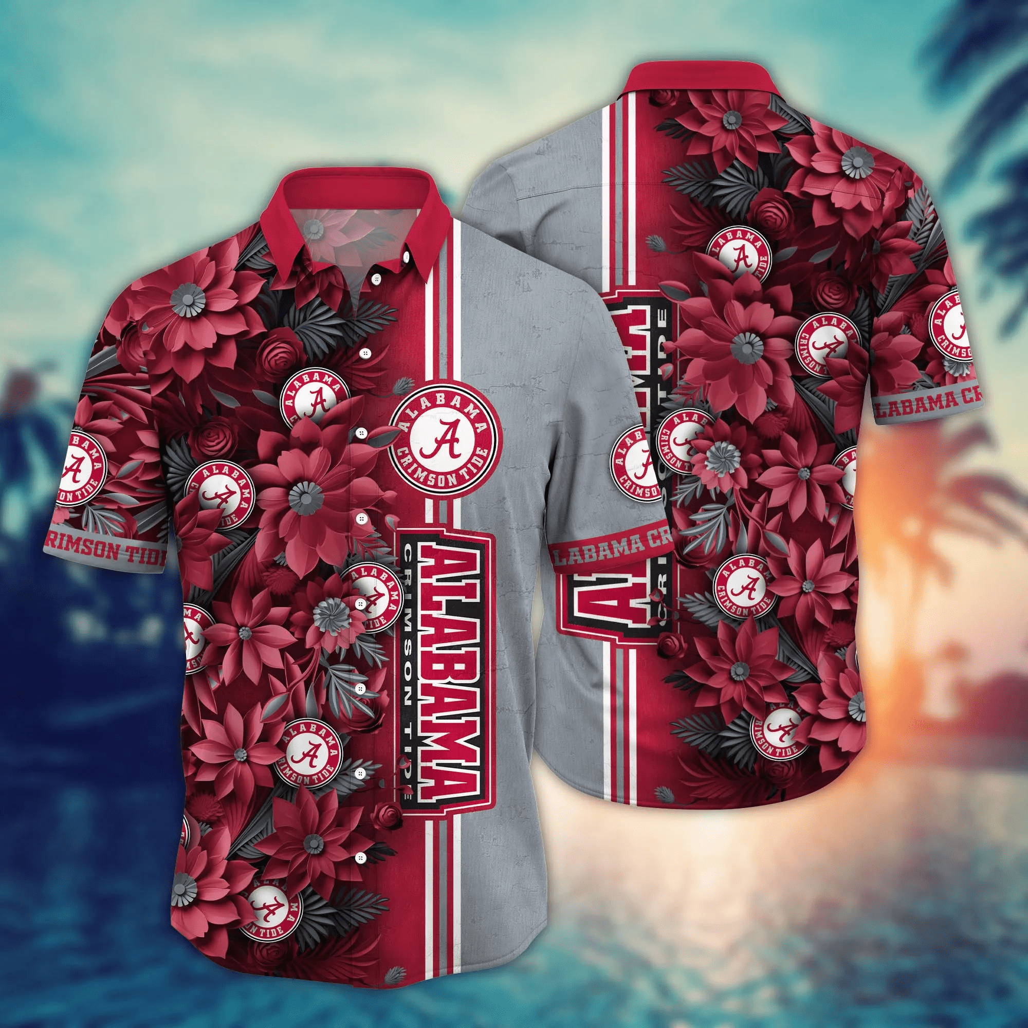 Alabama Crimson Tide NCAA Hawaiian Shirt Custom Barbecues Aloha Shirt Alabama Crimson Tide NCAA Hawaiian Shirt Custom Barbecues Aloha Shirt