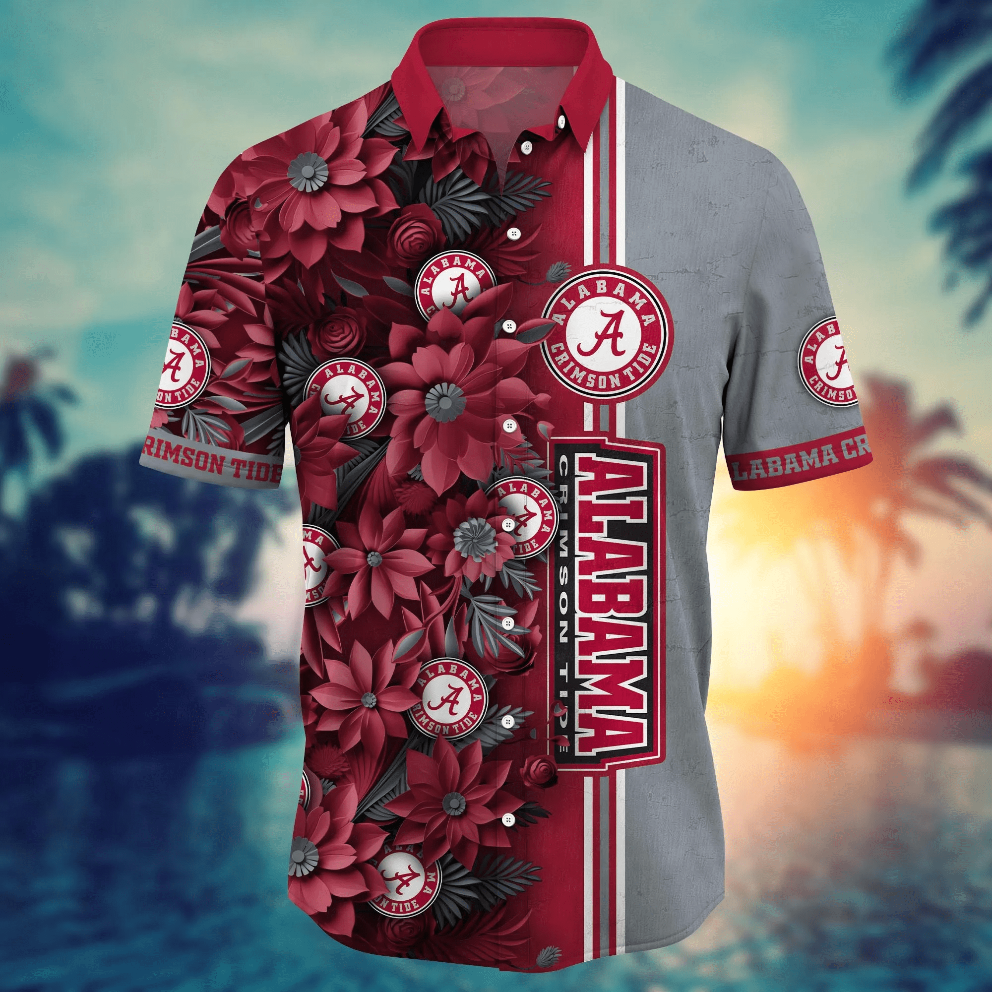 Alabama Crimson Tide NCAA Hawaiian Shirt Custom Barbecues Aloha Shirt