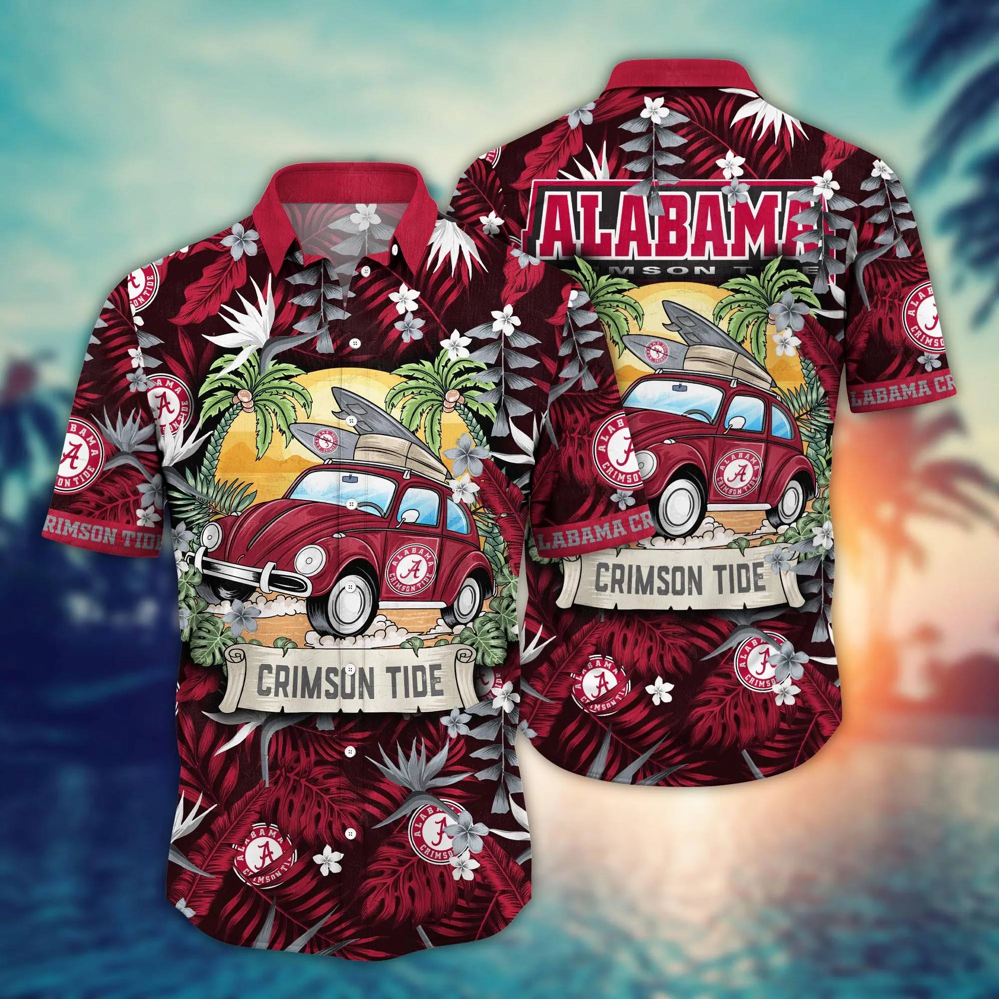 Alabama Crimson Tide NCAA Hawaiian Shirt Firefliestime Aloha Shirt Alabama Crimson Tide NCAA Hawaiian Shirt Firefliestime Aloha Shirt