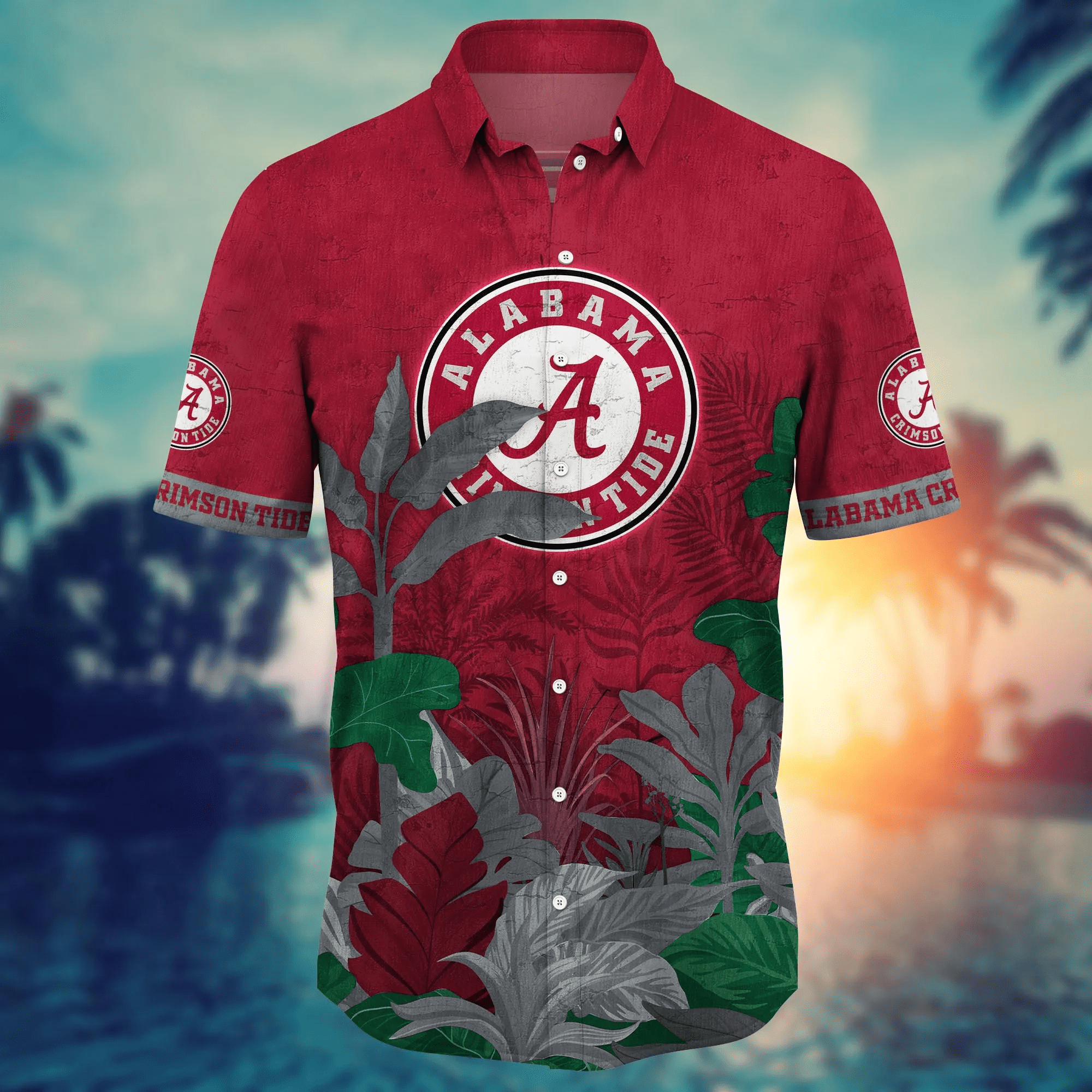 Alabama Crimson Tide NCAA Hawaiian Shirt Flip Flops Aloha Shirt