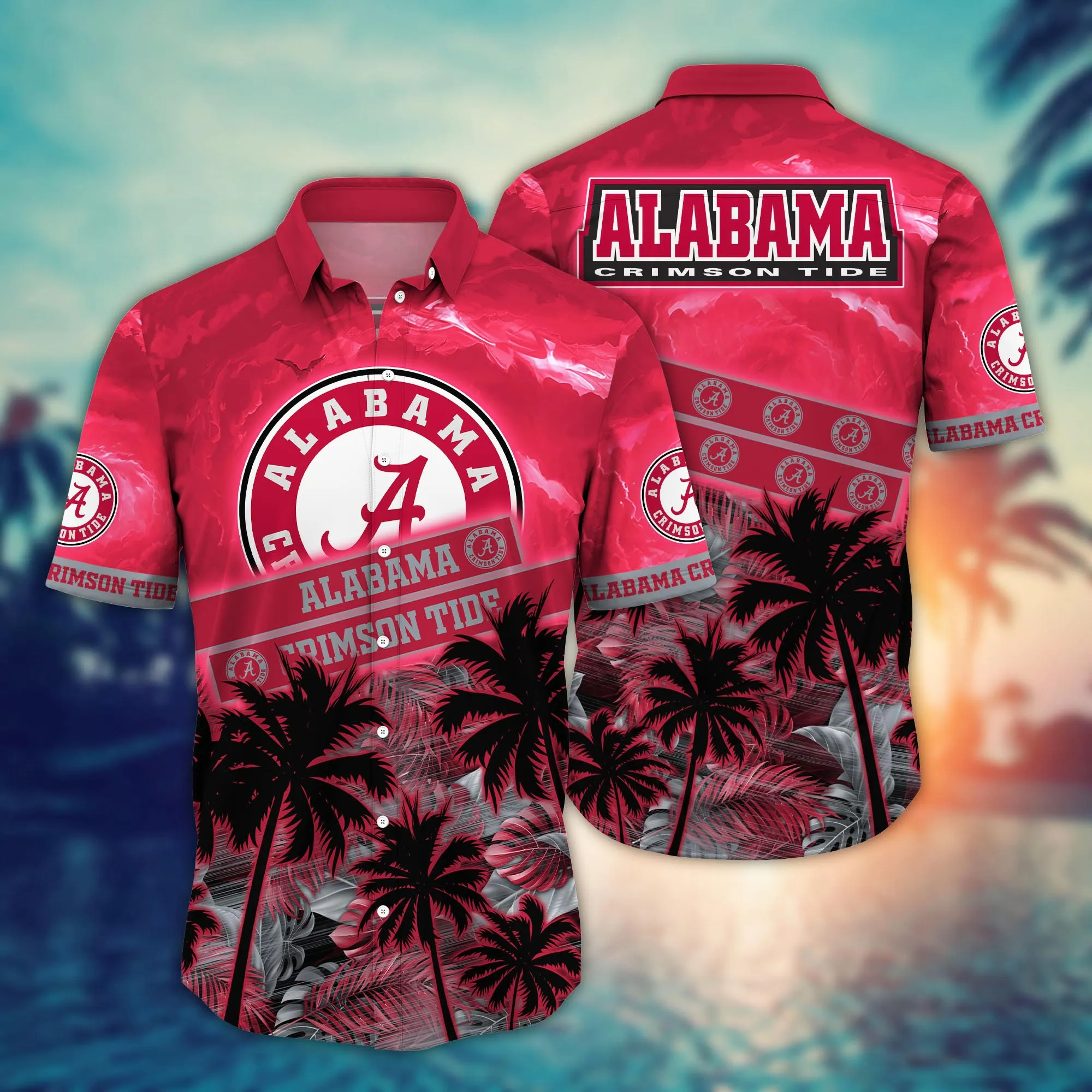 Alabama Crimson Tide NCAA Hawaiian Shirt Horizon Aloha Shirt Alabama Crimson Tide NCAA Hawaiian Shirt Horizon Aloha Shirt