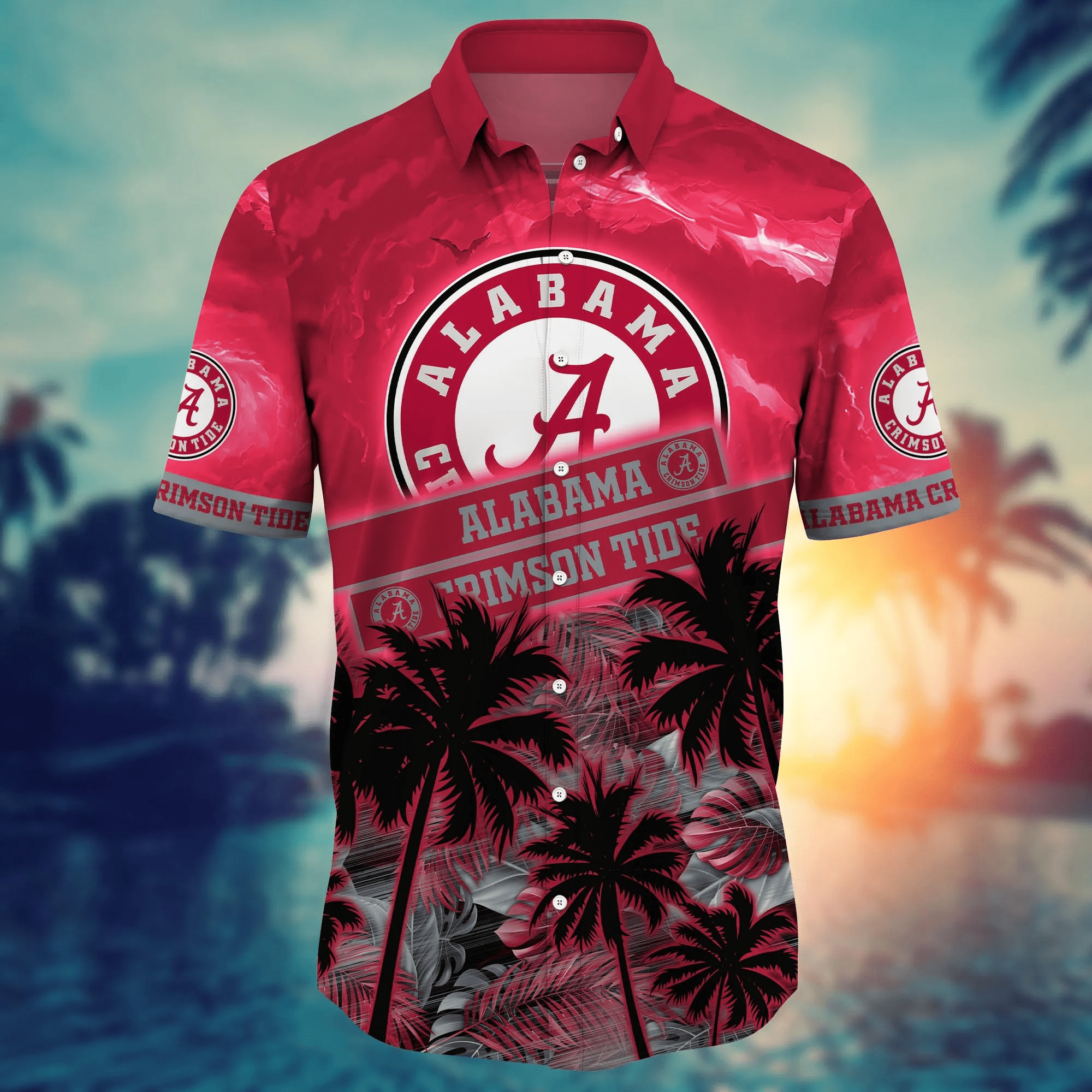 Alabama Crimson Tide NCAA Hawaiian Shirt Horizon Aloha Shirt